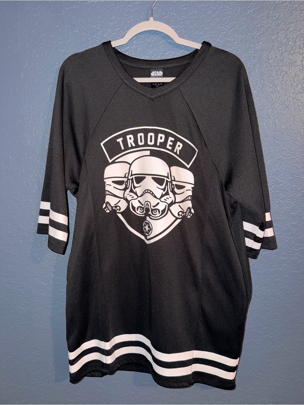 Her Universe Black and White Trooper Hockey Jersey Dress